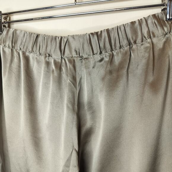 Eileen Fisher Silk Jogger Pants Drawstring + Pleated - Picture 9 of 10